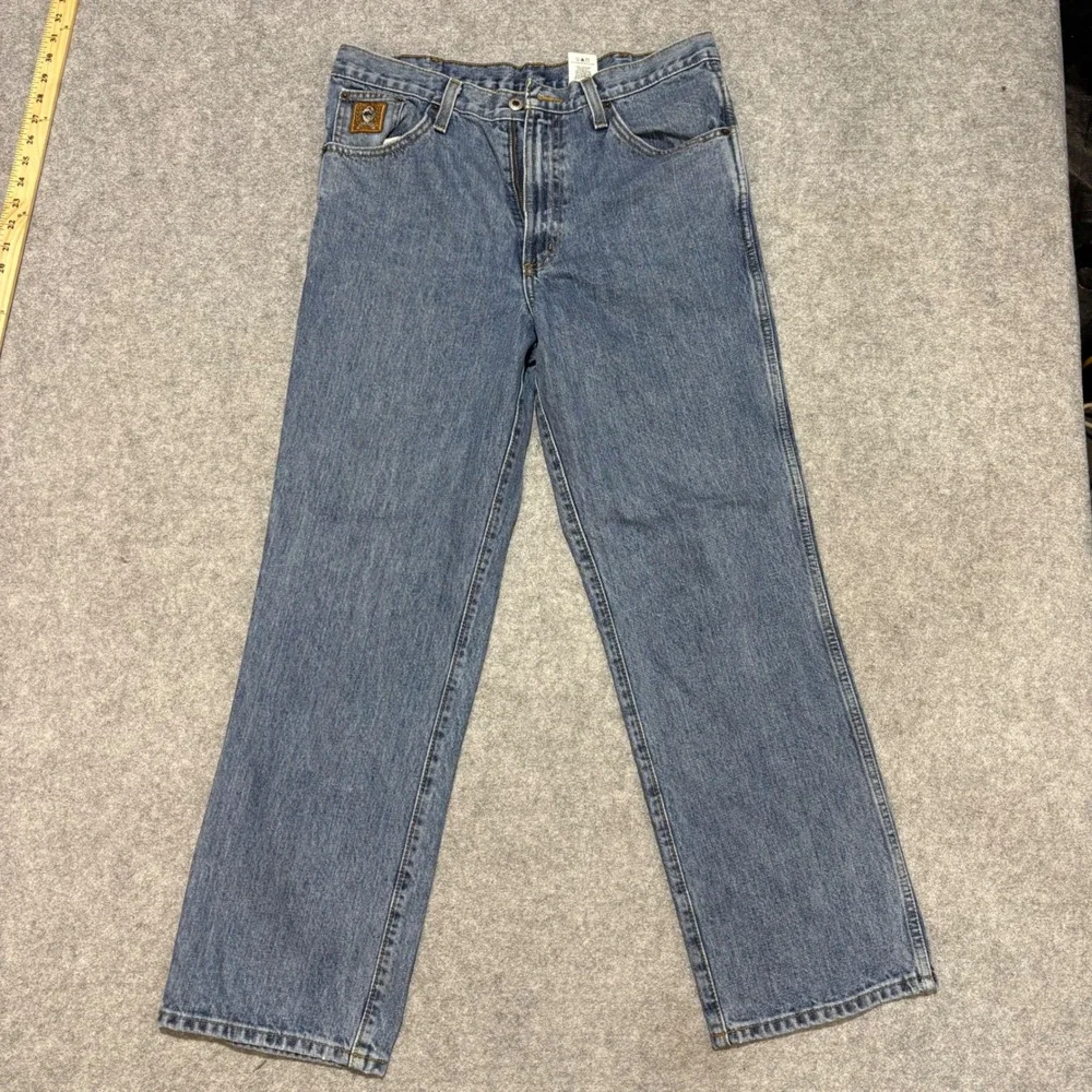 Cinch Up Mens Jeans 34x30 Medium Wash Relaxed Straight Leg Denim MB07034001